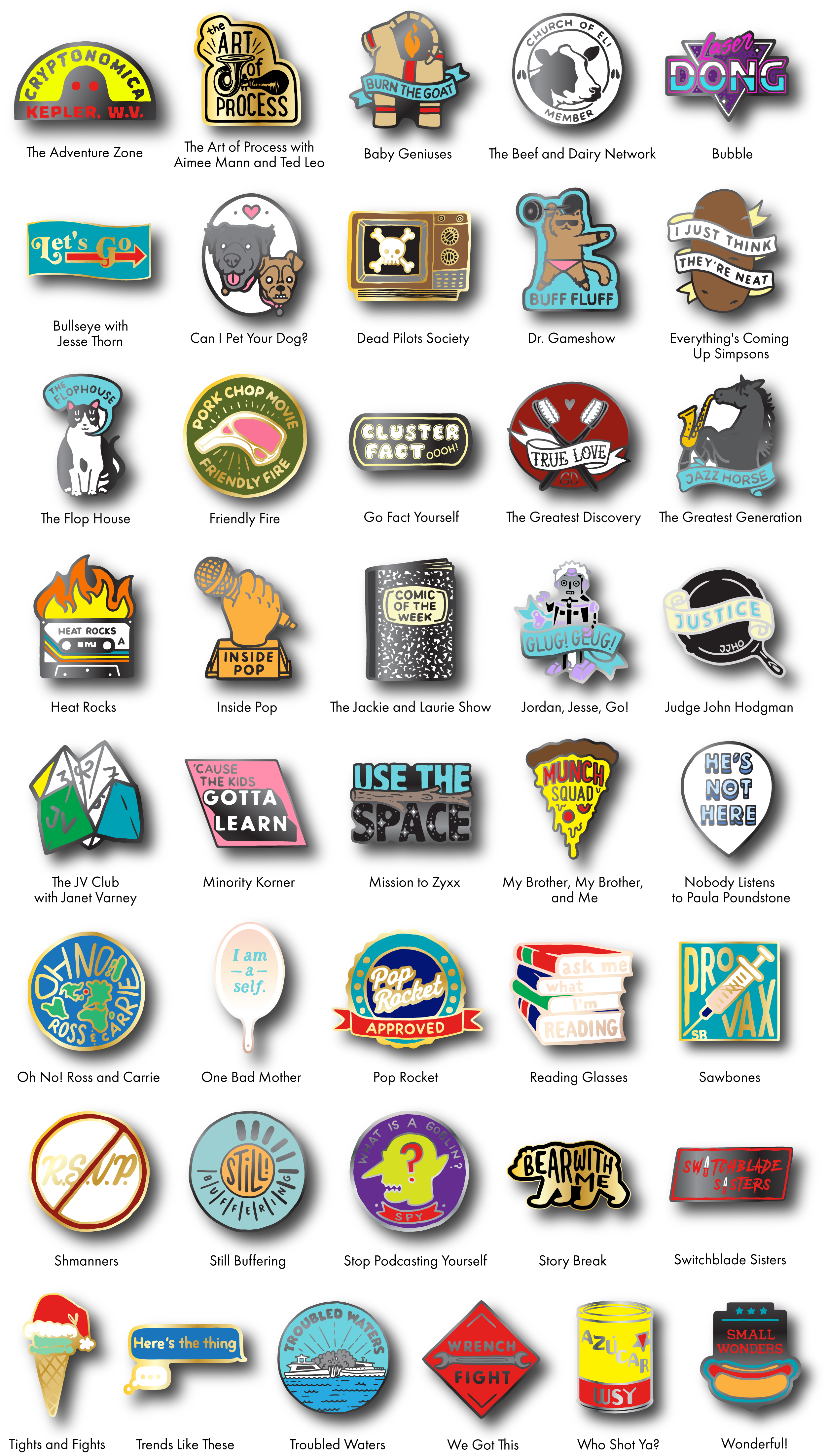 MaxfunDrive Donor Pins are up. Munch one is great! : r/MBMBAM
