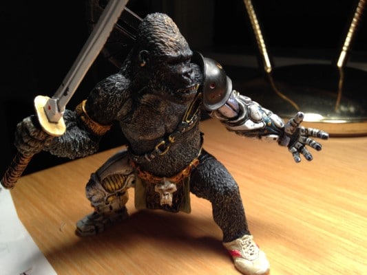 JOHN HODGMAN — #putty content warning. Cyborg Gorilla with One
