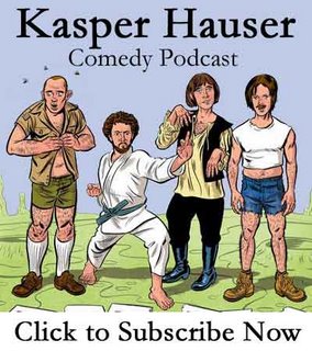 Kasper and Hauser Comedy Podcast Logo