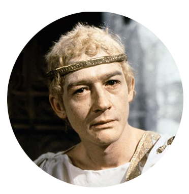 Caligula wearing headband