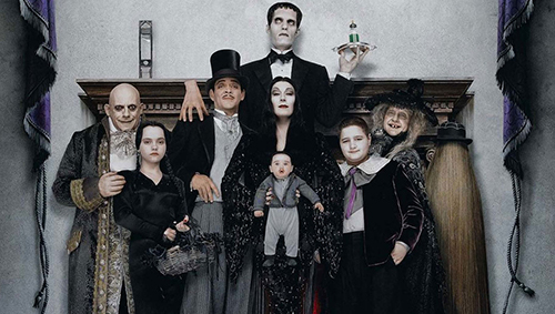 All the members of the Addams family from 'Addams Family Values'
