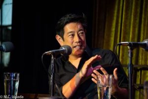 Grant Imahara on the Go Fact Yourself stage. He passed away recently.