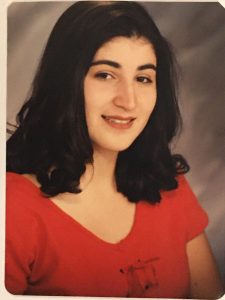 Negin as a teen