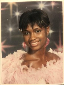 Afiya Augustine as a teen.