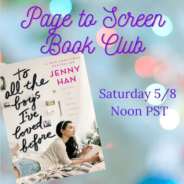 Page to Screen Book Club: Jenny Han