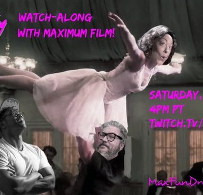 A photoshopped version of the lift from Dirty Dancing with Alonso lifting Drea and Ify watching