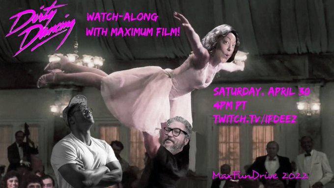 A photoshopped version of the lift from Dirty Dancing with Alonso lifting Drea and Ify watching