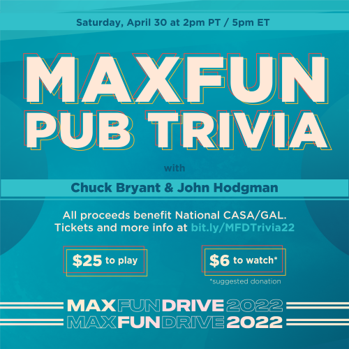 MaxFun Pub Trivia image with ticketing information