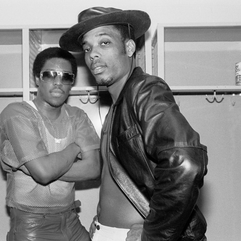 Ecstasy from Whodini wearing his signature leather Zorro style hat