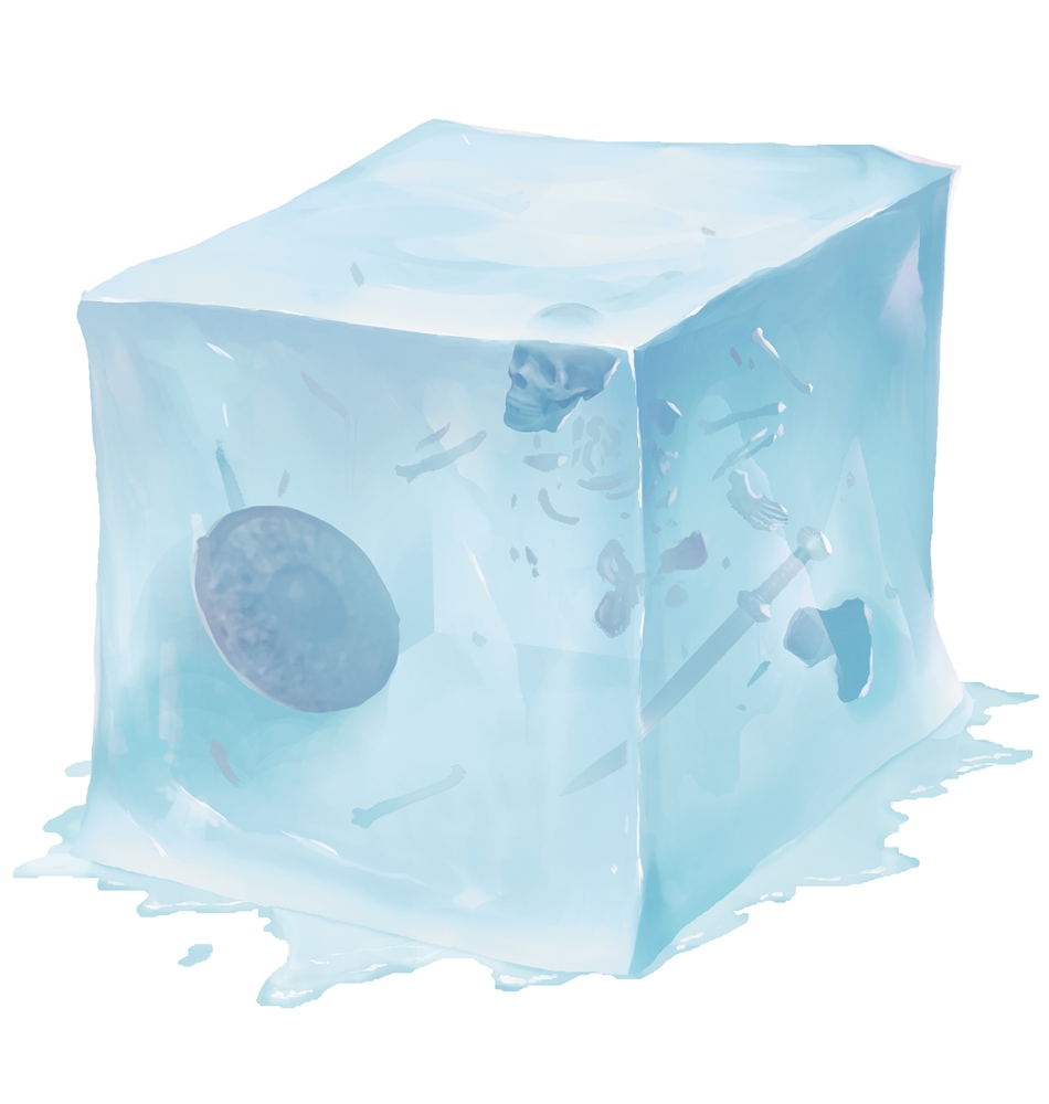 an illustration of a cube made of gelatin