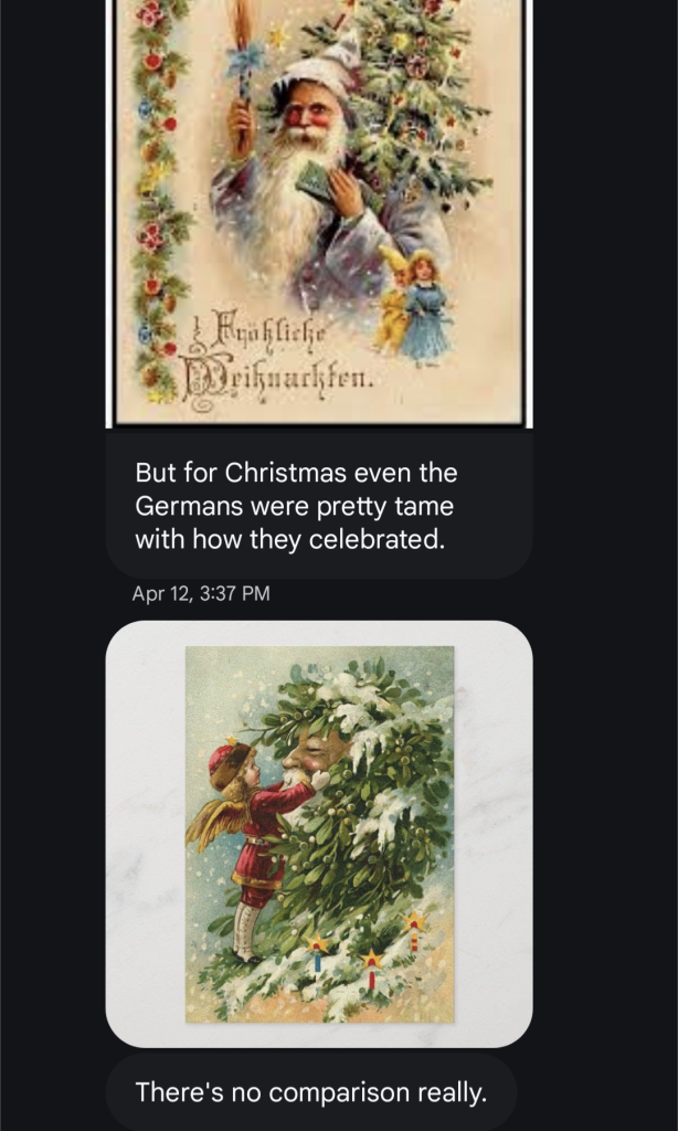 screenshots of a text conversation
