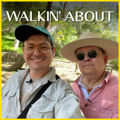 Allan McLeod and Andy Richter smile at the camera.