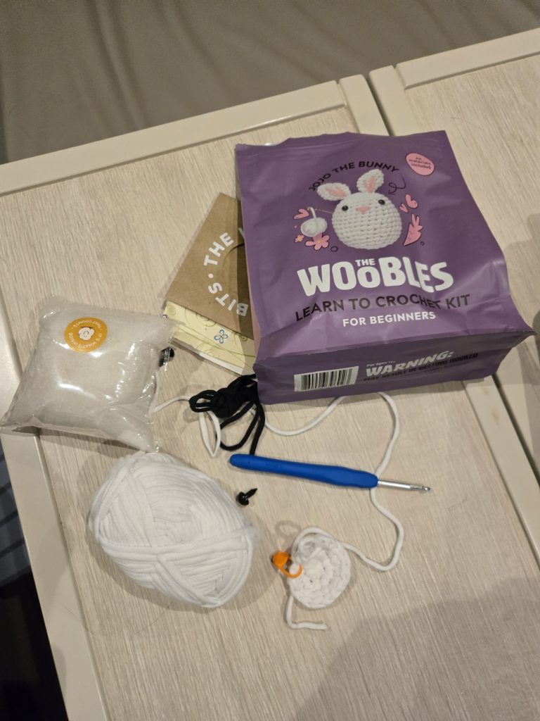 A crochet craft set called 