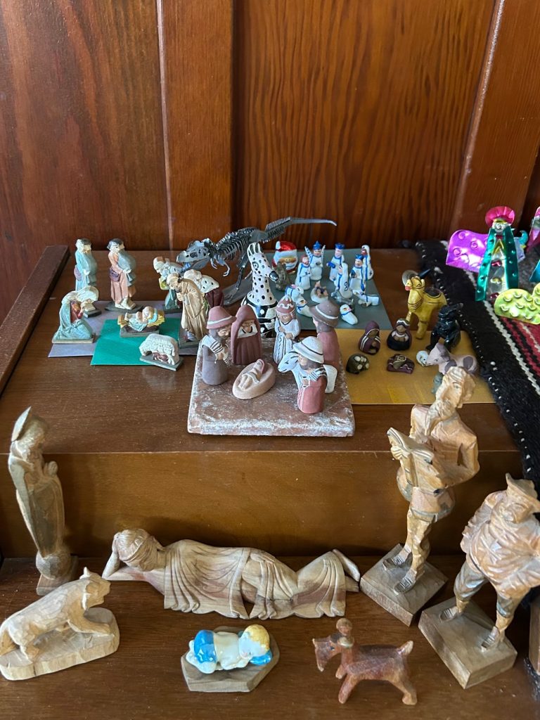 Animal and people figurines