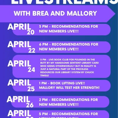 Reading Glasses: Live Book Club for “Pounded In The Butt By My Handsome Sentient Library Card Who Seems Otherworldly But In Reality Is Just A Natural Part Of The Priceless Resources Our Library System Provides” by Chuck Tingle