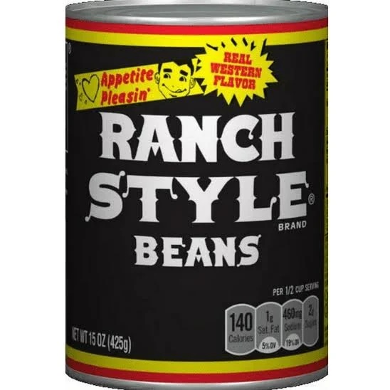 Can of ranch style beans